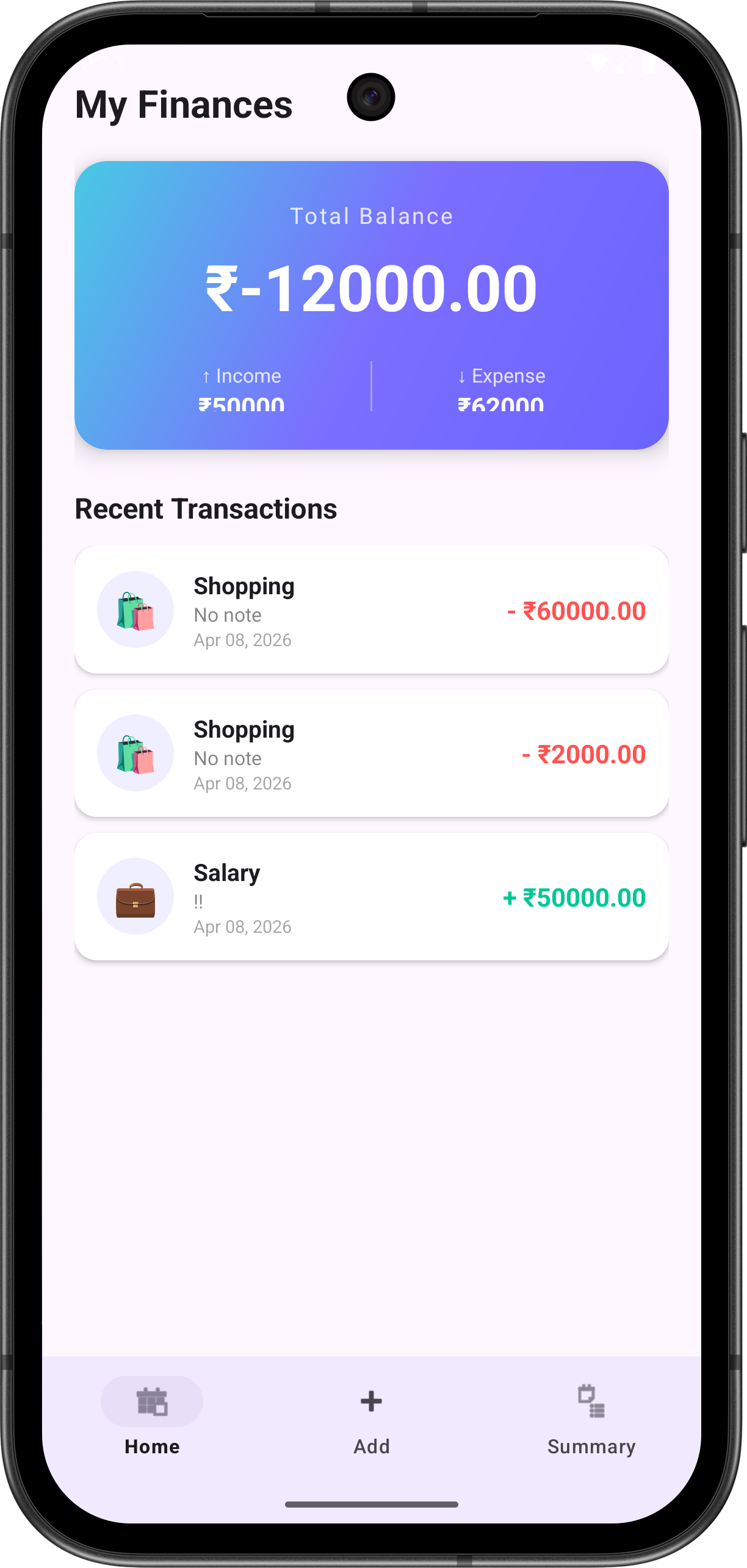 Add Transaction